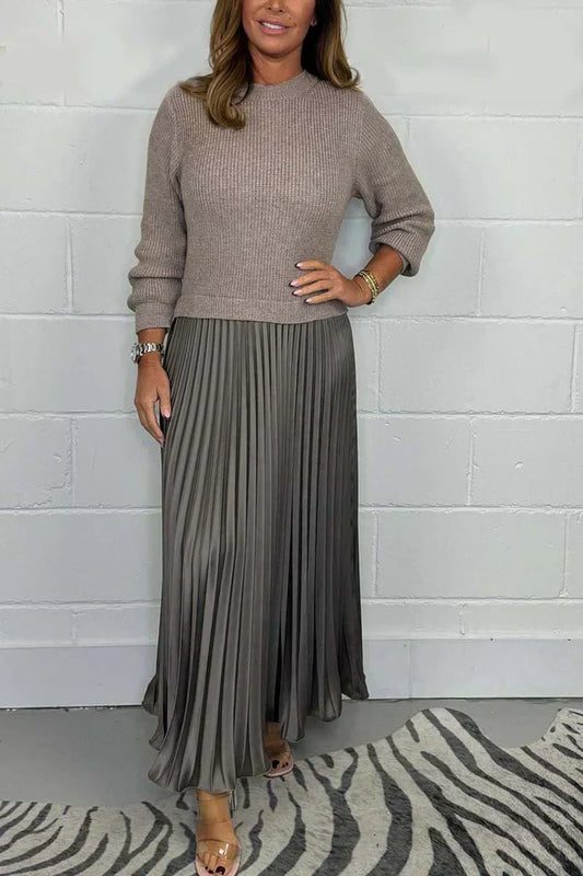 Charlotte™ - Élégante Robe-Pull 2-en-1