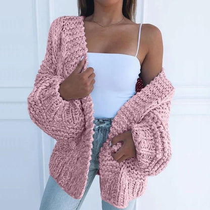 Eleanor - Cardigan Relaxé en Tricot Épais