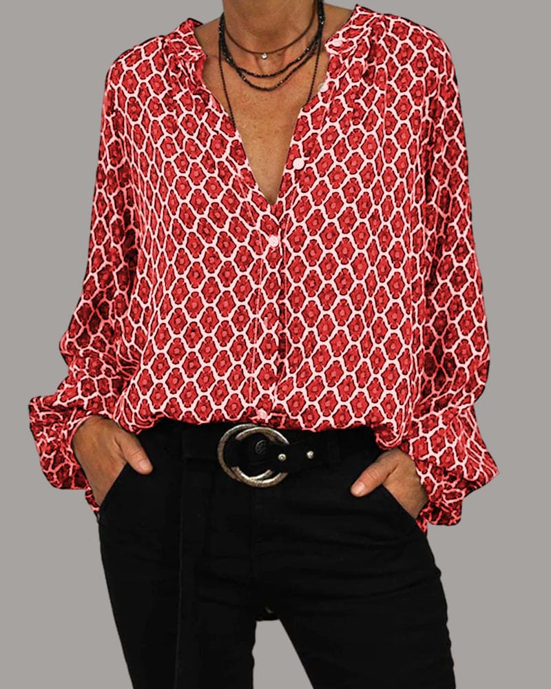 BLOUSE GEOMETRIQUE EDWINA