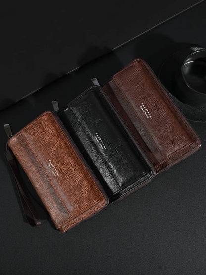 Briony | Pochette avec Fermeture Éclair en Cuir PU Multifonctionnelle