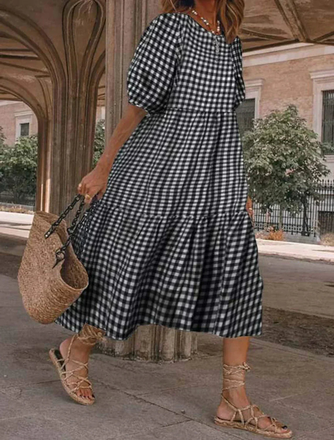 Femme - Robe Élégante et Confortable pour Tous les Jours