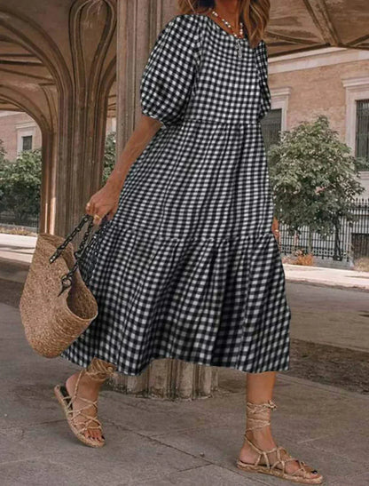 Femme - Robe Élégante et Confortable pour Tous les Jours
