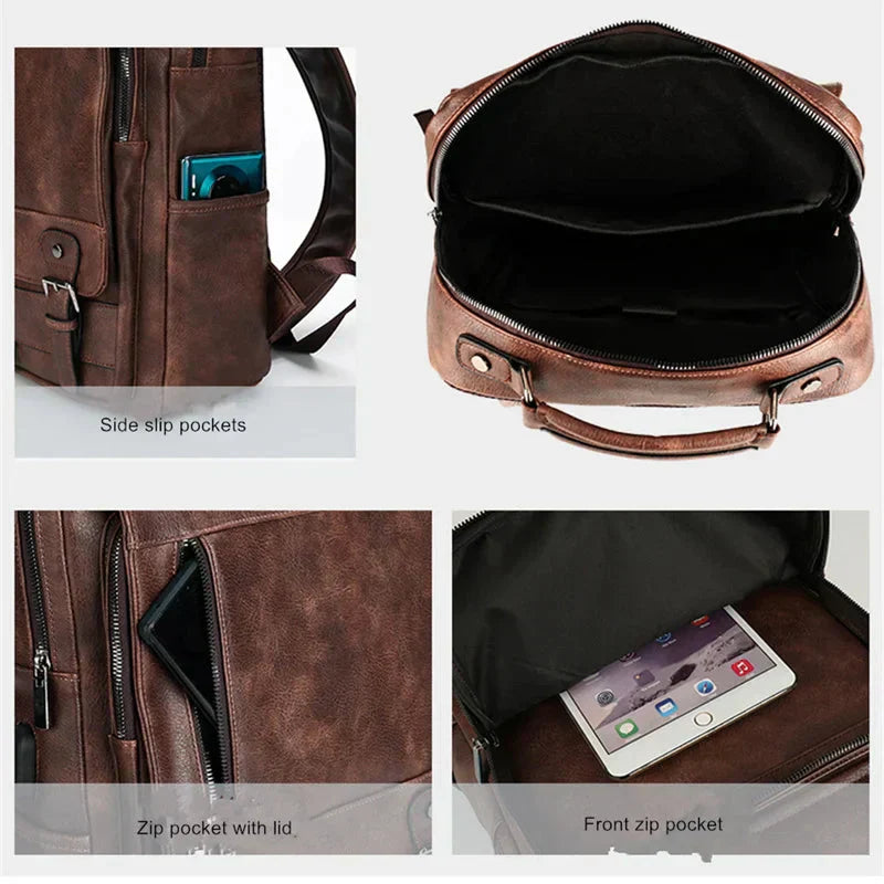 Sac à Dos en Cuir de Londres