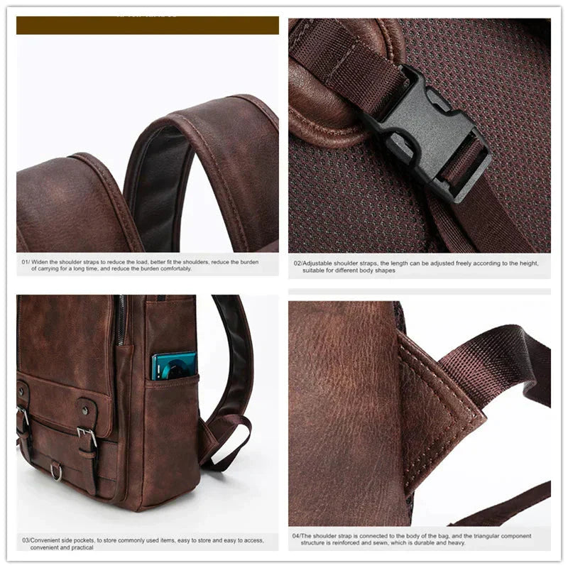 Sac à Dos en Cuir de Londres