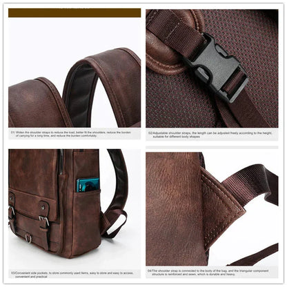 Sac à Dos en Cuir de Londres