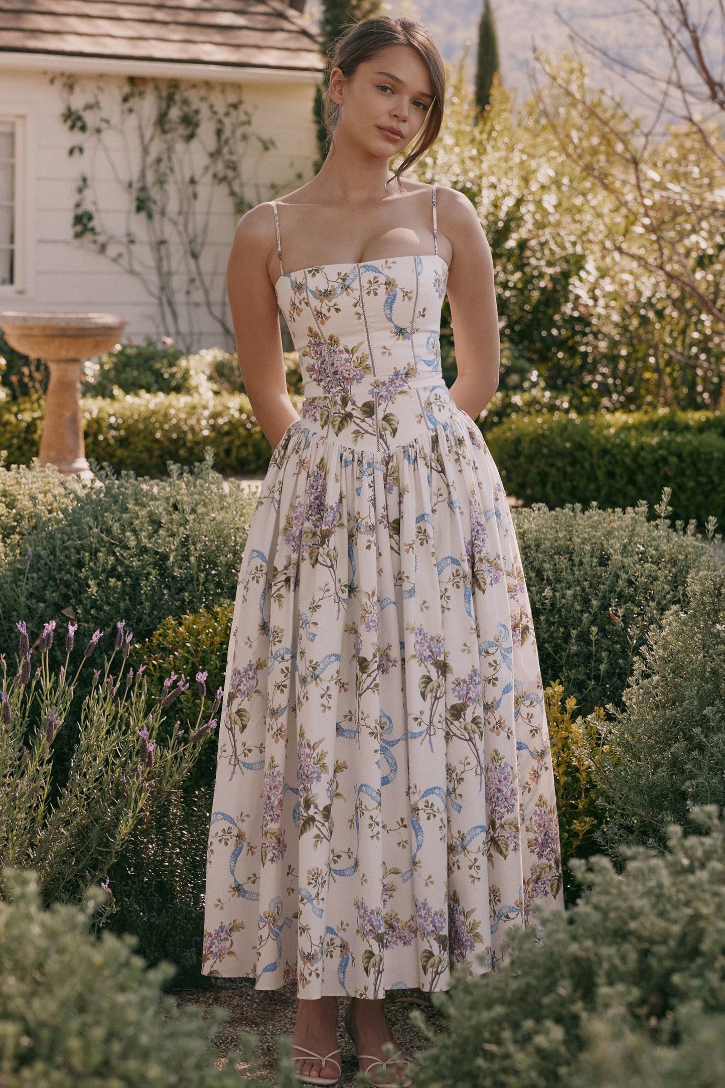 Kessara - Robe Maxi d'Été Élégante avec Bretelles Spaghetti