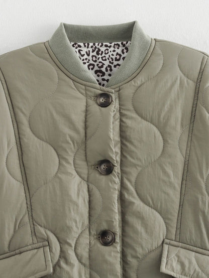 Nika™ | Manteau avec doublure imprimé léopard