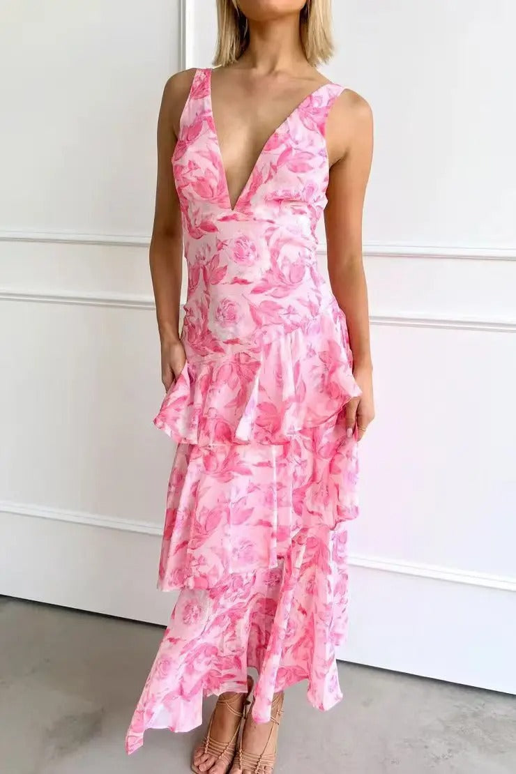Philippa - Robe Maxi Élégante d'Été pour Femme
