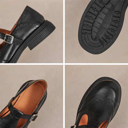Mary Jane en Cuir Risla