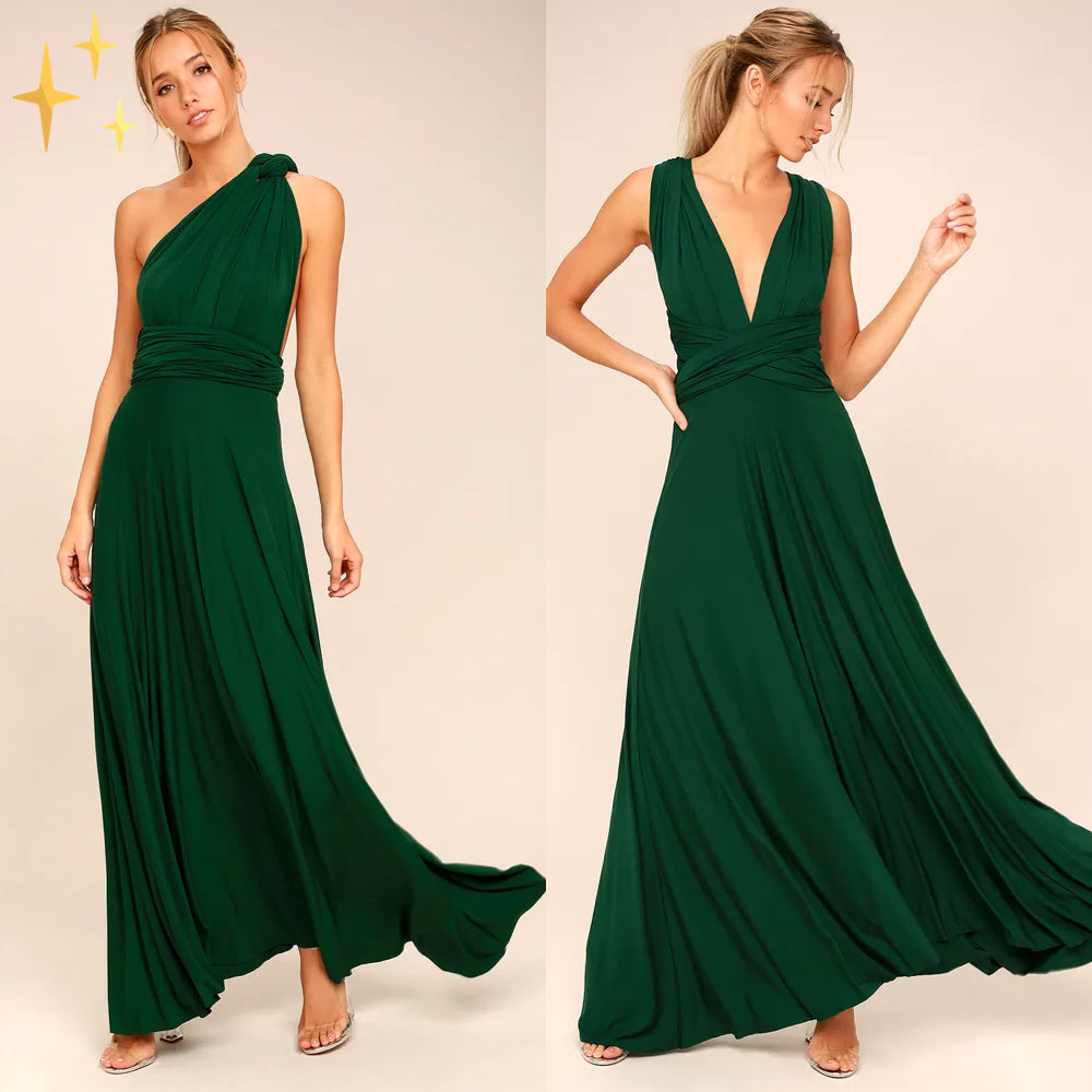Hannah - Robe croisée femme multiposition élégante