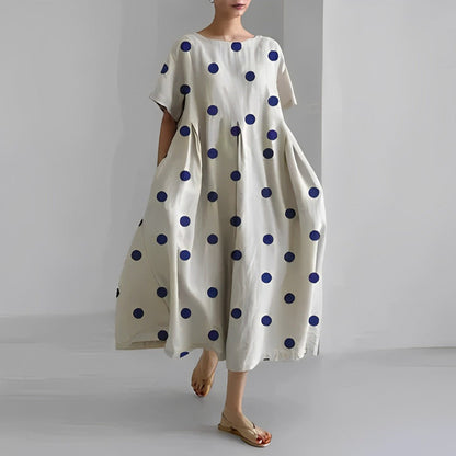 Naomi - Robe longue boho avec fleurs pour le printemps