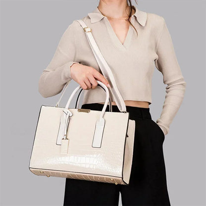 Sac en Cuir avec Imprimé Crocodile de New York