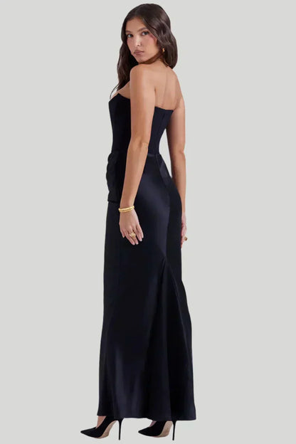 Elisabeth - Robe maxi à épaules dénudées pour un look élégant