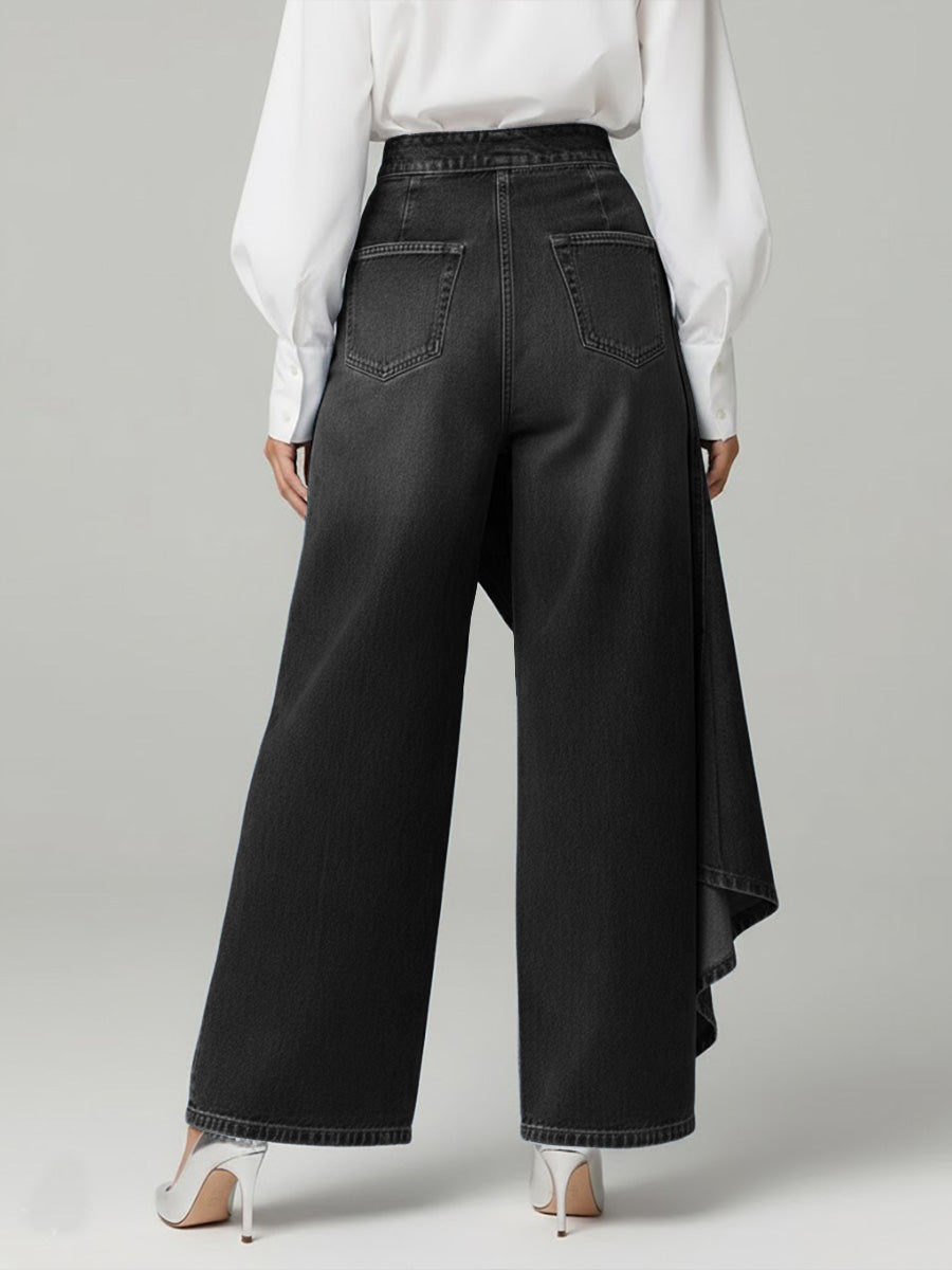 MADELINE – JUPE-PANTALON EN DENIM ÉLÉGANCE MODERNE