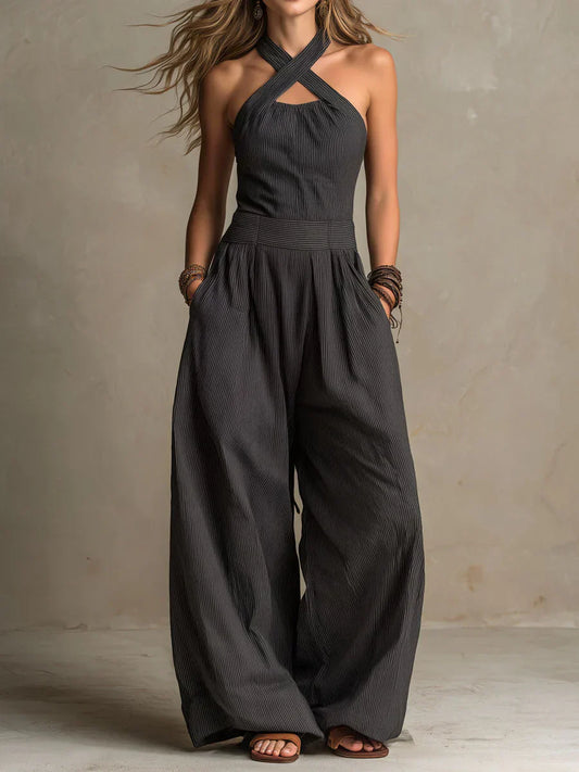 Louisa | Combinaison design à col croisé