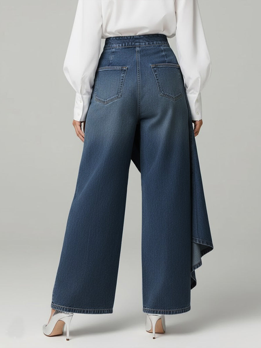MADELINE – JUPE-PANTALON EN DENIM ÉLÉGANCE MODERNE