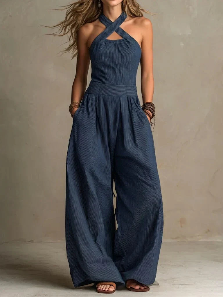 Louisa | Combinaison design à col croisé