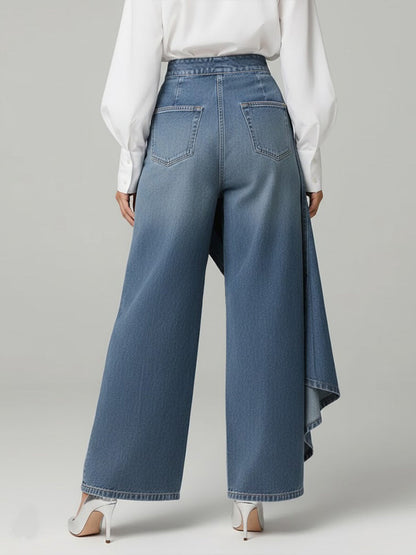 MADELINE – JUPE-PANTALON EN DENIM ÉLÉGANCE MODERNE