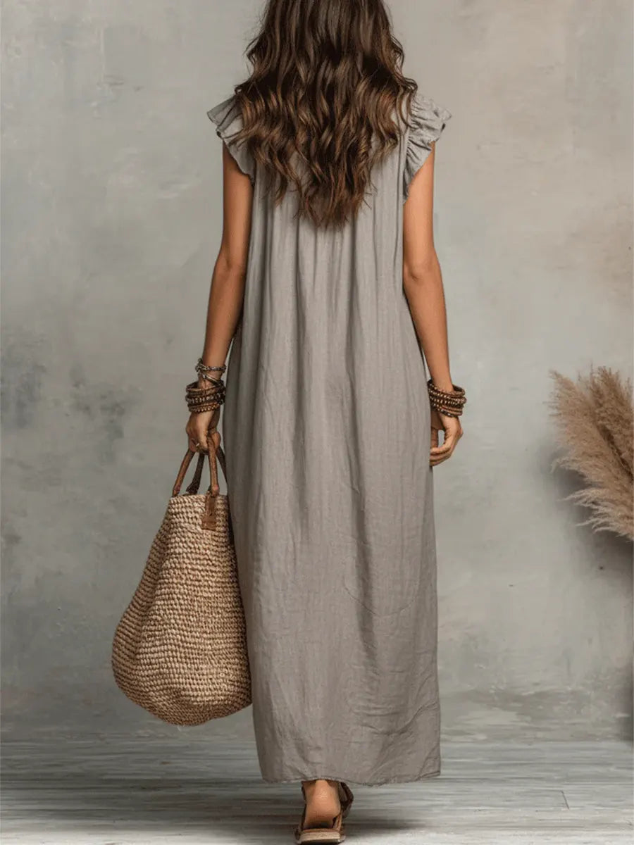 Sienna | Robe Maxi Bohème à Volants