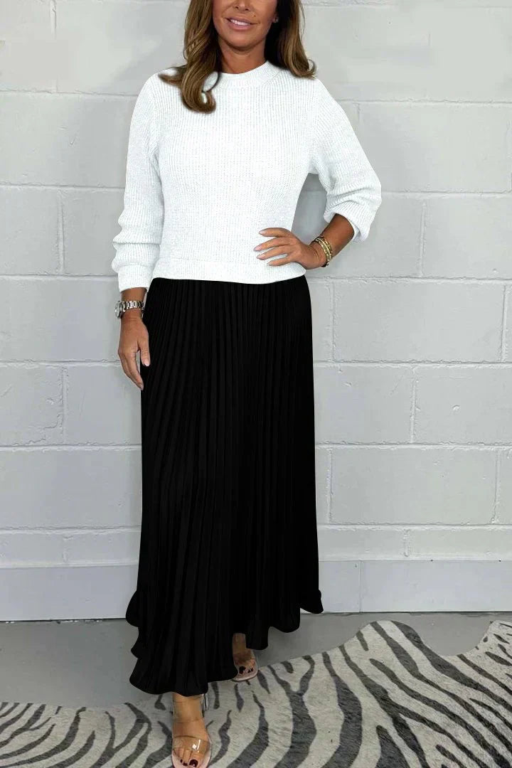 Charlotte™ - Élégante Robe-Pull 2-en-1