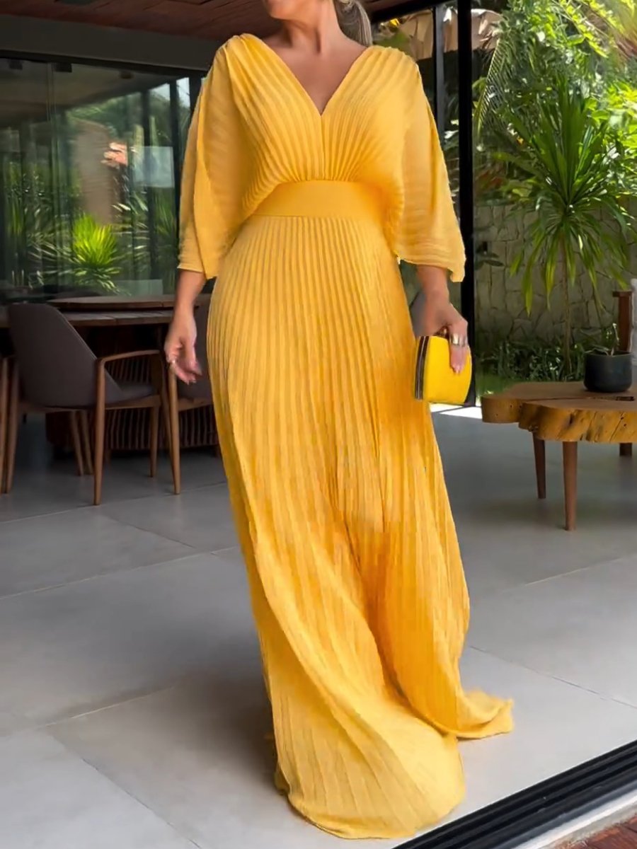 Jennifer | RIA™ Robe Maxi Canallée Flottante