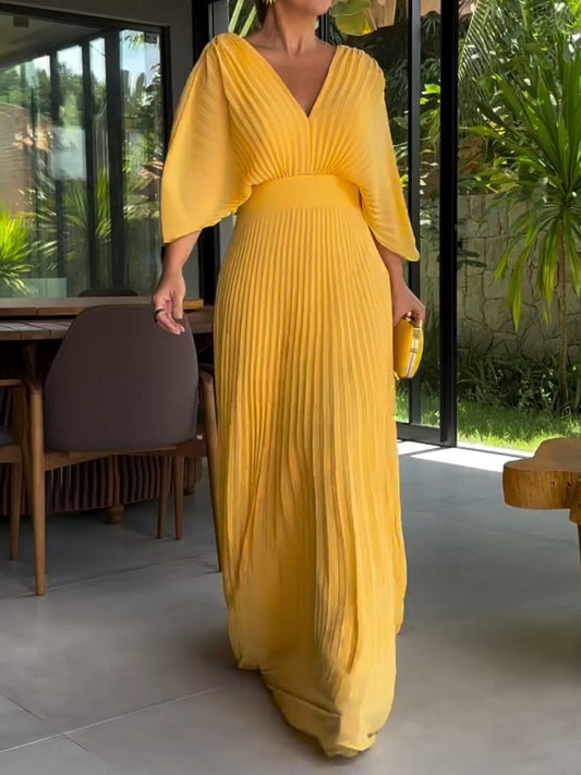 Jennifer | RIA™ Robe Maxi Canallée Flottante