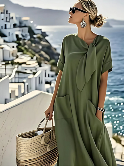 Ella | Robe Élégante avec Poches de Plage