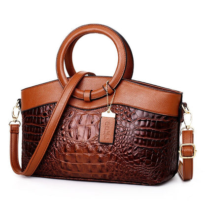 Oriana - Sac à Main Crocodile avec Dégradé Rétro
