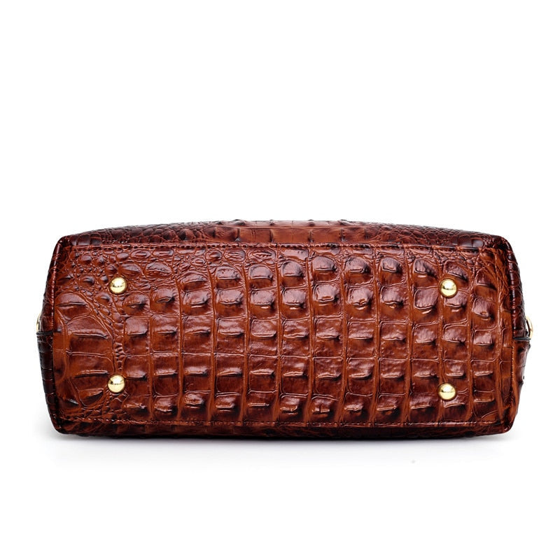 Oriana - Sac à Main Crocodile avec Dégradé Rétro