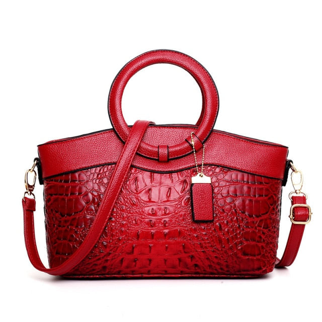 Oriana - Sac à Main Crocodile avec Dégradé Rétro