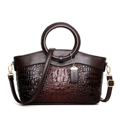 Oriana - Sac à Main Crocodile avec Dégradé Rétro