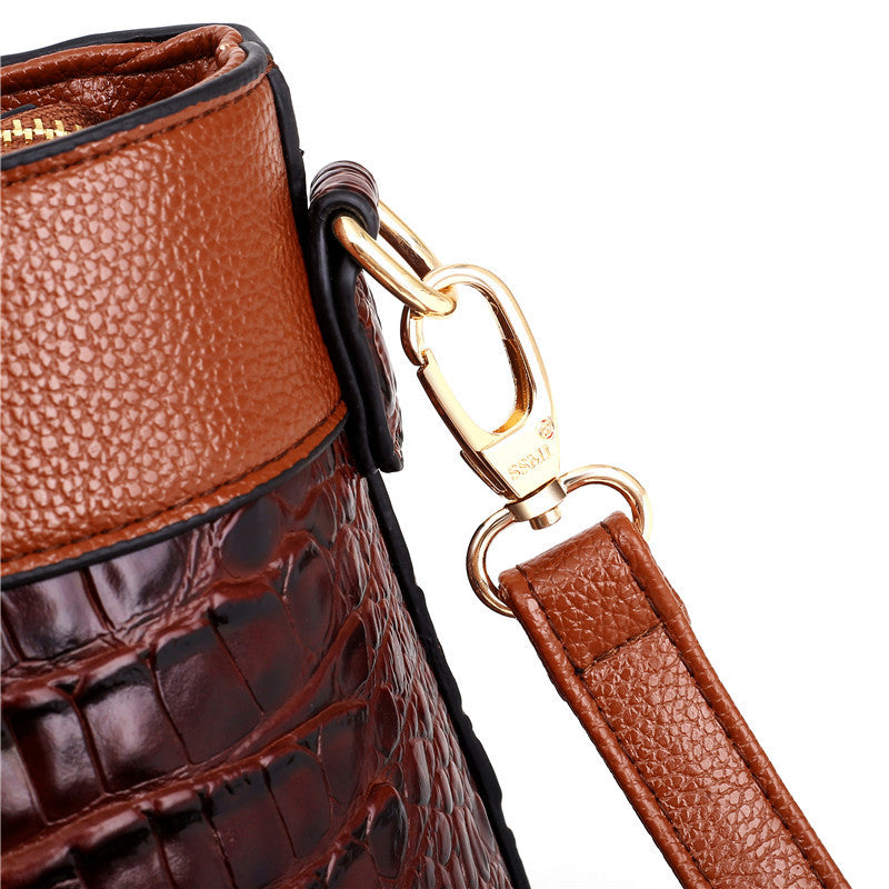Oriana - Sac à Main Crocodile avec Dégradé Rétro
