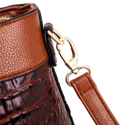 Oriana - Sac à Main Crocodile avec Dégradé Rétro