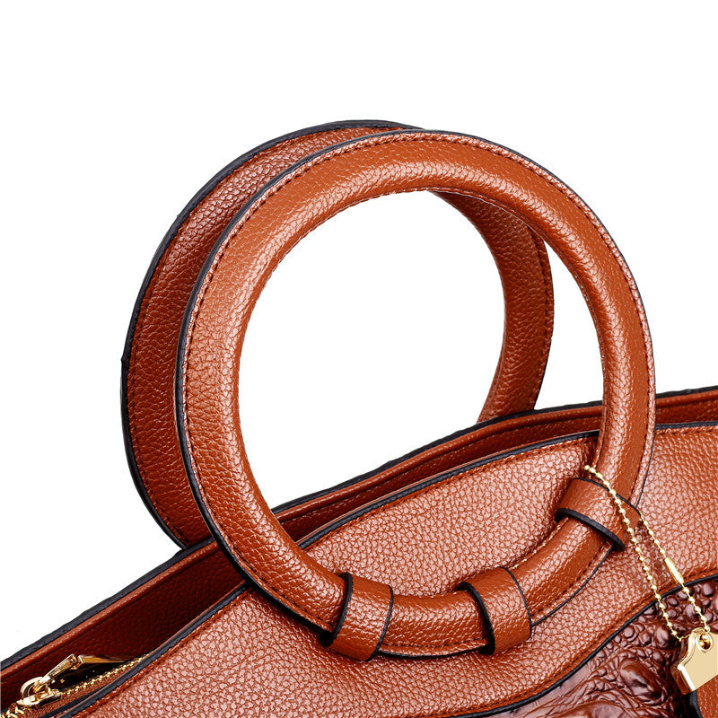 Oriana - Sac à Main Crocodile avec Dégradé Rétro