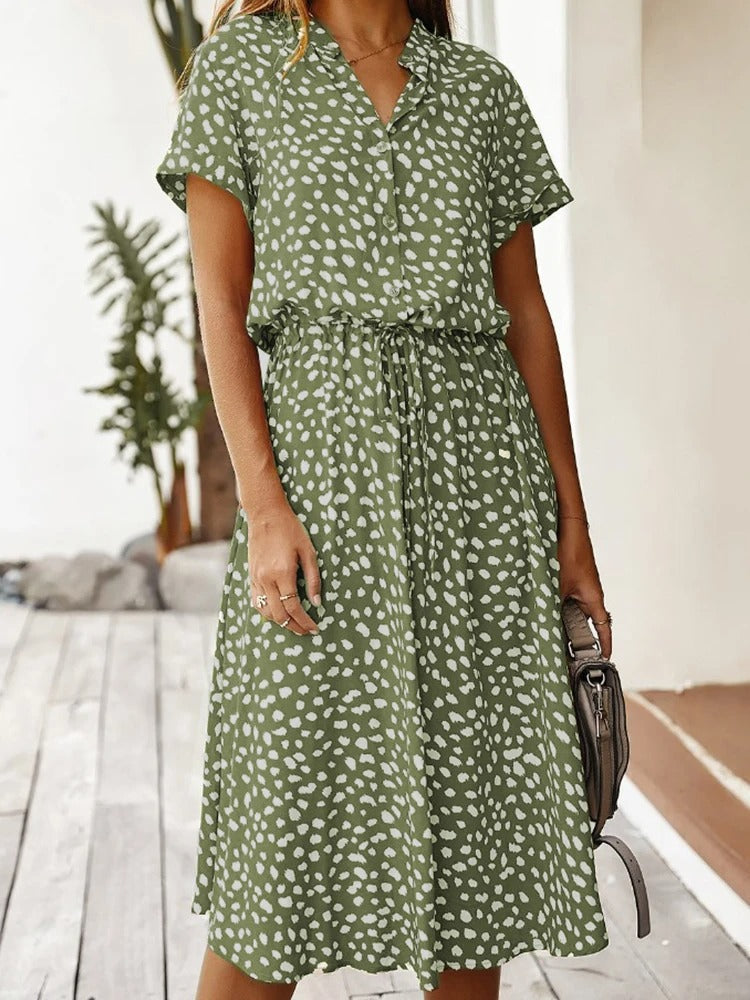 Elaine | Robe Chemise Chic Pour Femme | Midi