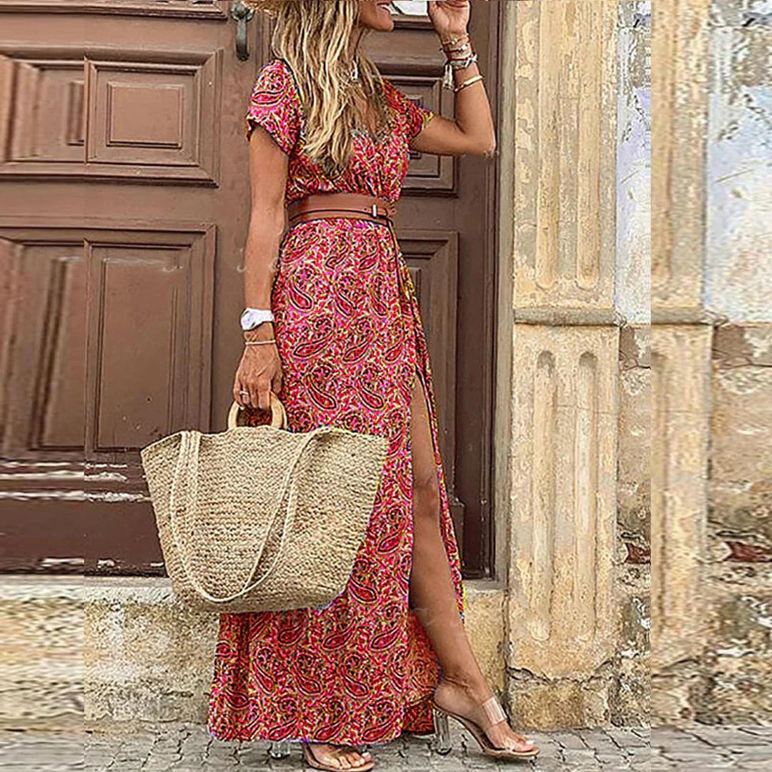 ISABELLA – ROBE MAXI ROMANTIQUE BREEZE