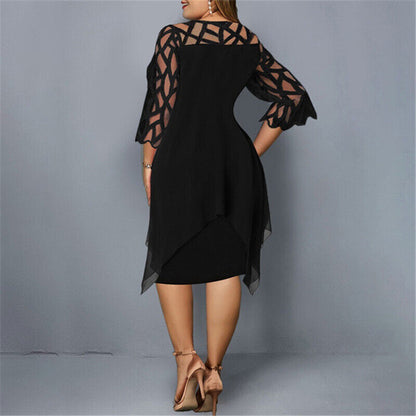 Annika – Robe à manches coupées et coupe féminine