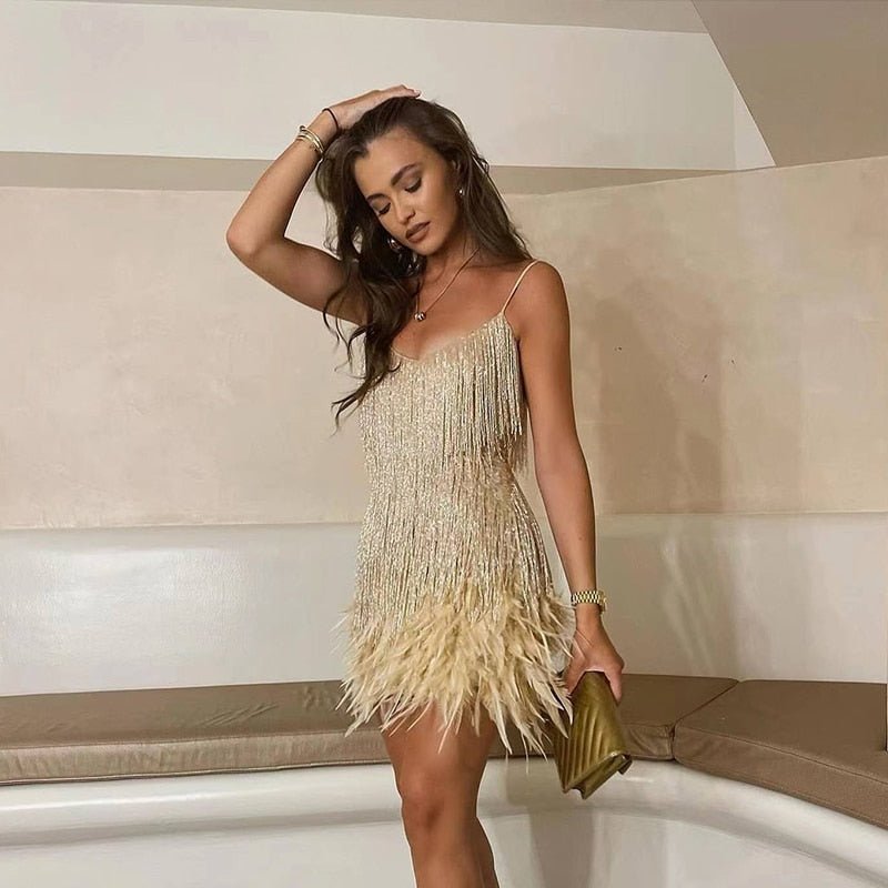 Jane - La Robe de Cocktail en Sequins