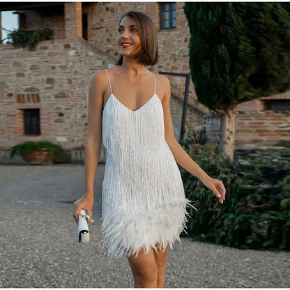 Fleur | Robe De Cocktail Paillette Pour Femme | Mini