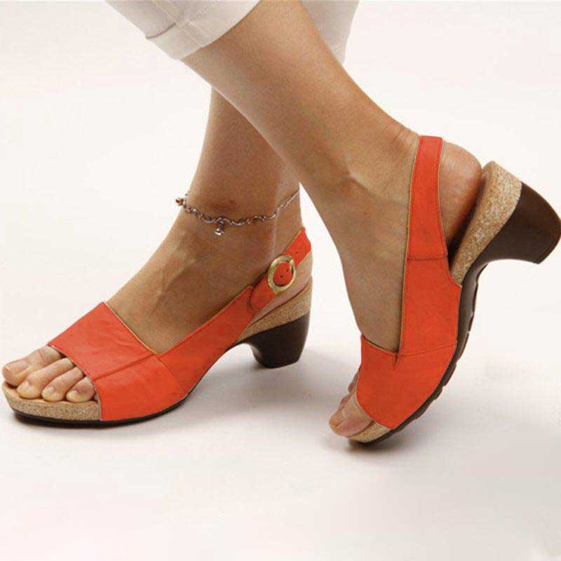 Karen - Sandales orthopédiques à talons pour femmes