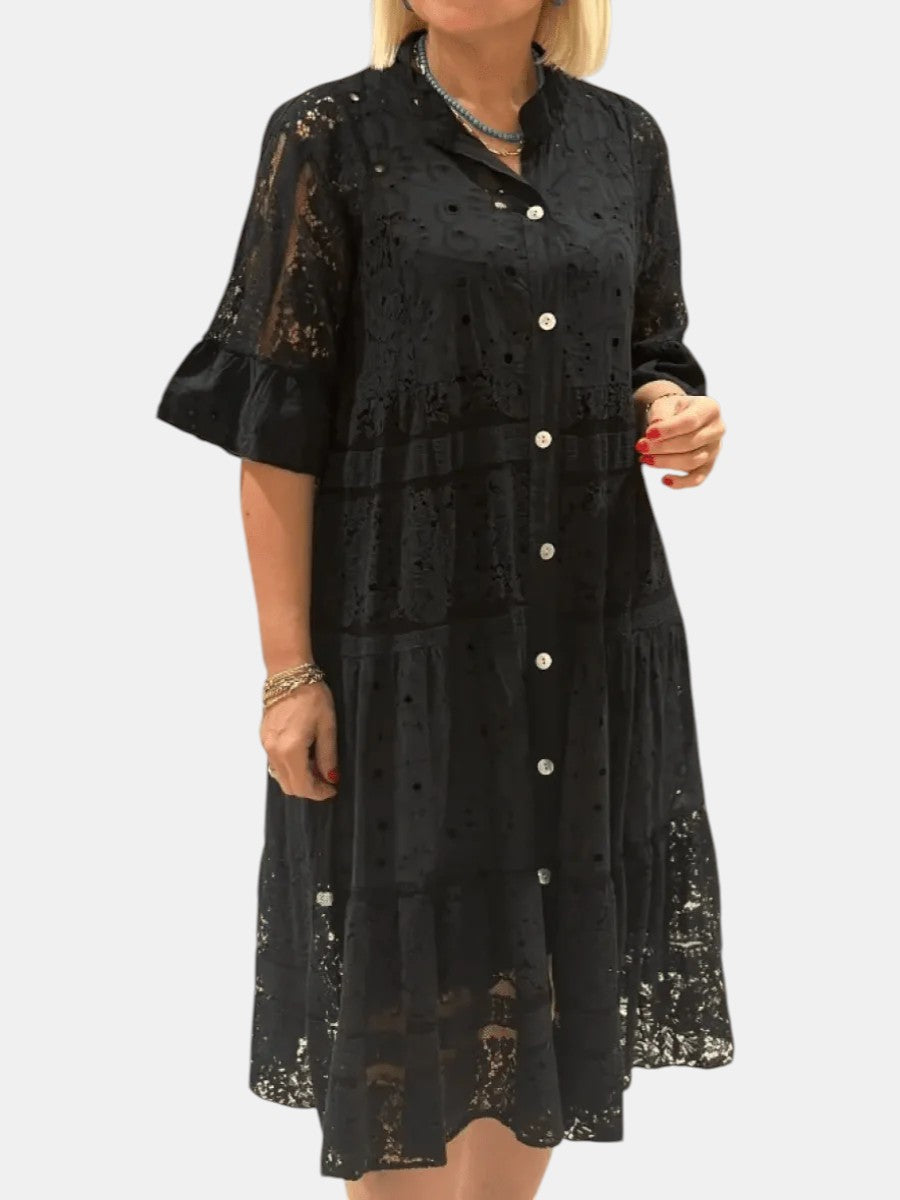 Cherylann™ | Robe Midi Fleurie