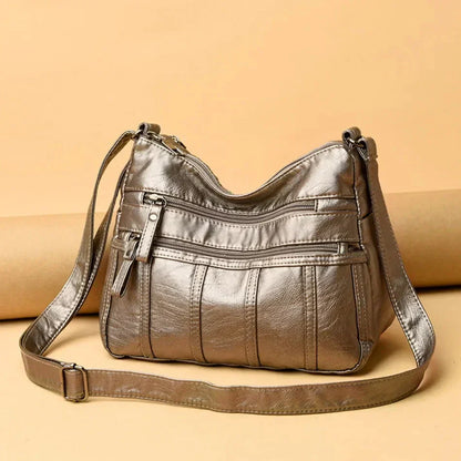 Sac à Bandoulière en Cuir Souple Nina