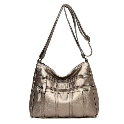 Oriana | Sac à Poche Multi-Couche en Cuir PU de Luxe
