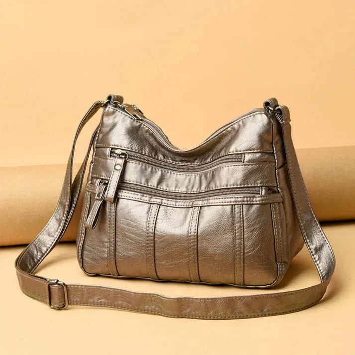 Sac à Bandoulière en Cuir Souple Nina
