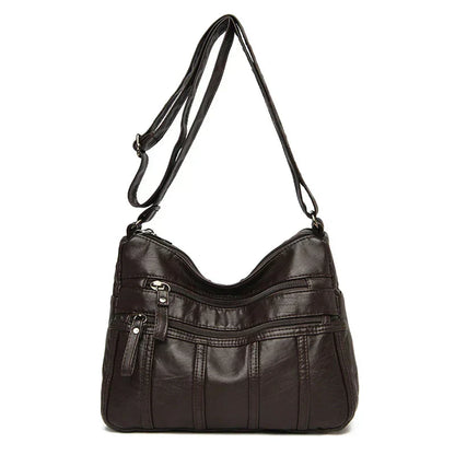 Sac à Bandoulière en Cuir Souple Nina