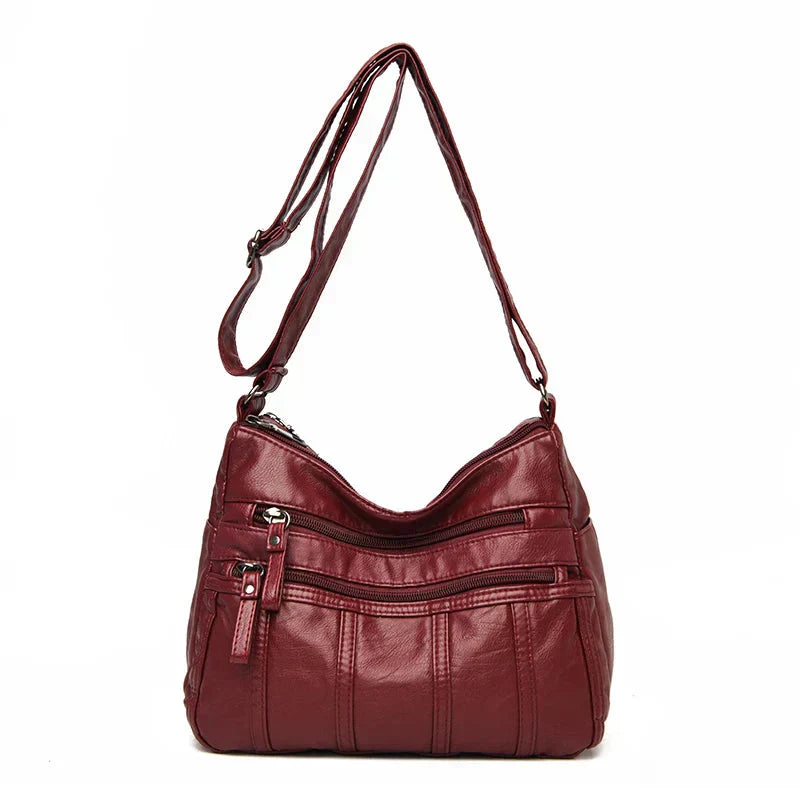 Sac à Bandoulière en Cuir Souple Nina