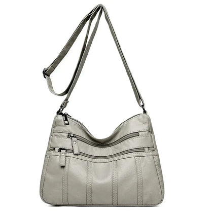 Sac à Bandoulière en Cuir Souple Nina