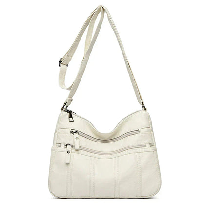 Sac à Bandoulière en Cuir Souple Nina