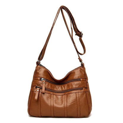 Oriana | Sac à Poche Multi-Couche en Cuir PU de Luxe