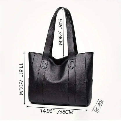 Xanthe | Sac Tote Vegan Classique de Grande Capacité